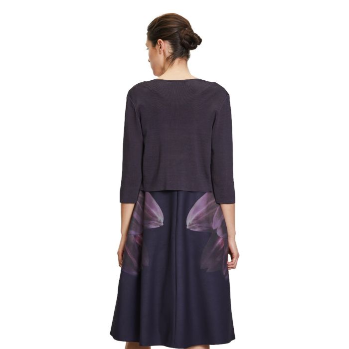 Strickjacke, dark purple