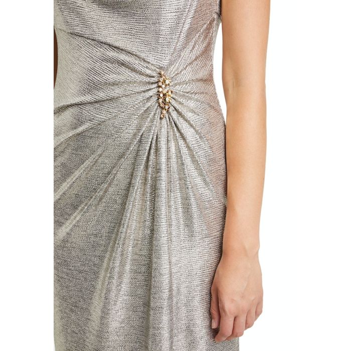 Jerseykleid, gold
