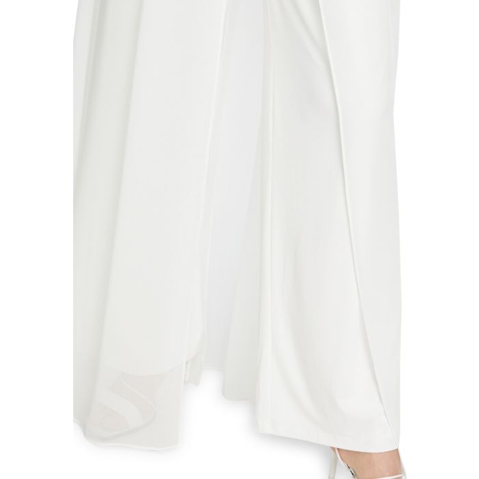 Overall mit Spitzenoberteil, ivory white