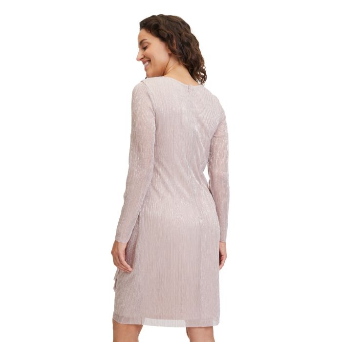 Festkleid mit Arm, rosé