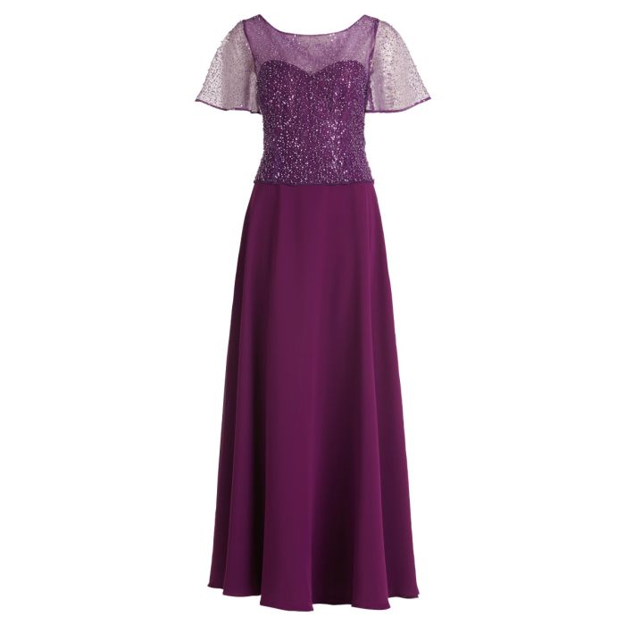 Abendkleid, real purple
