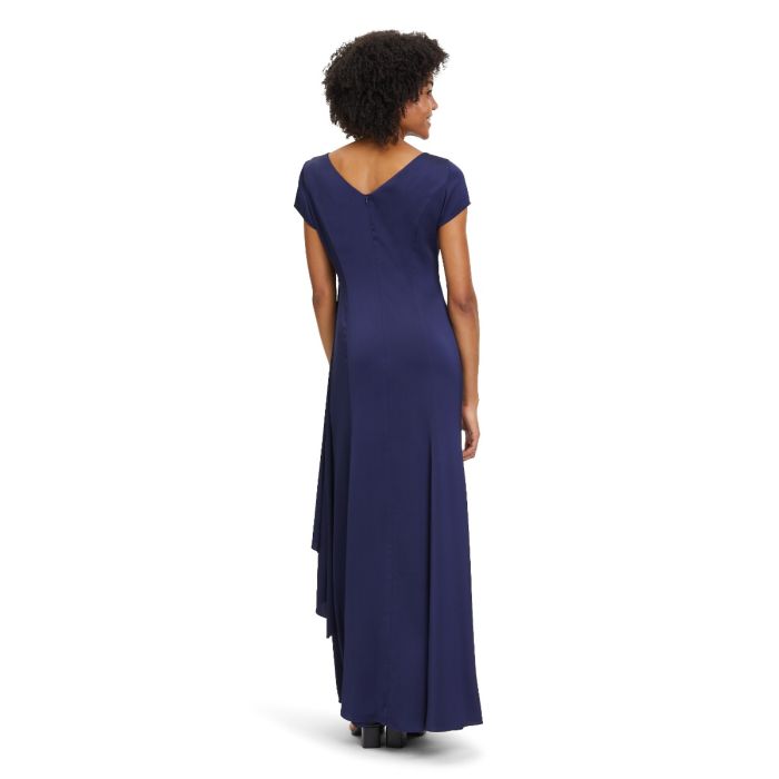 Abendkleid aus Satin, blue
