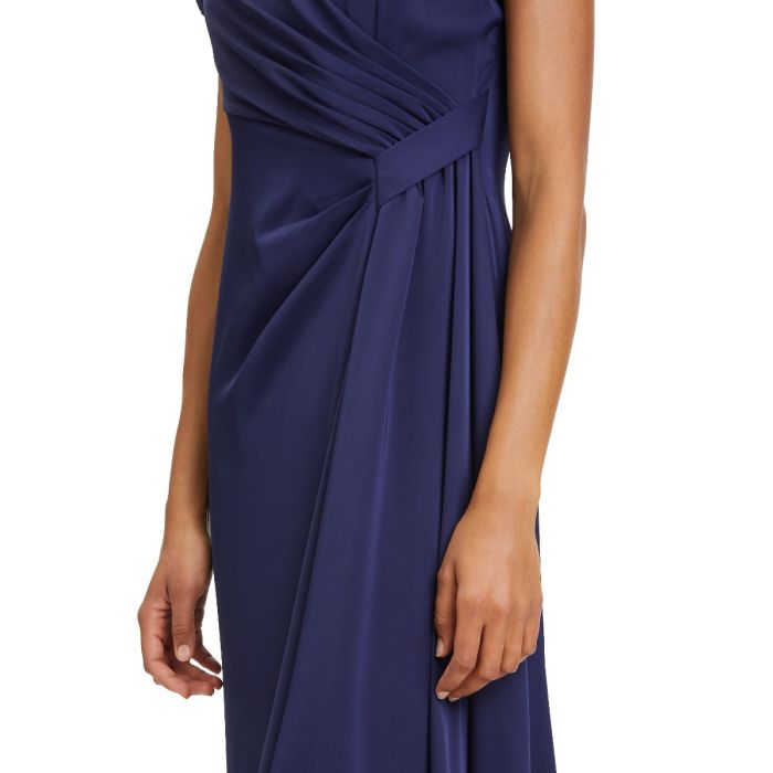 Abendkleid aus Satin, blue