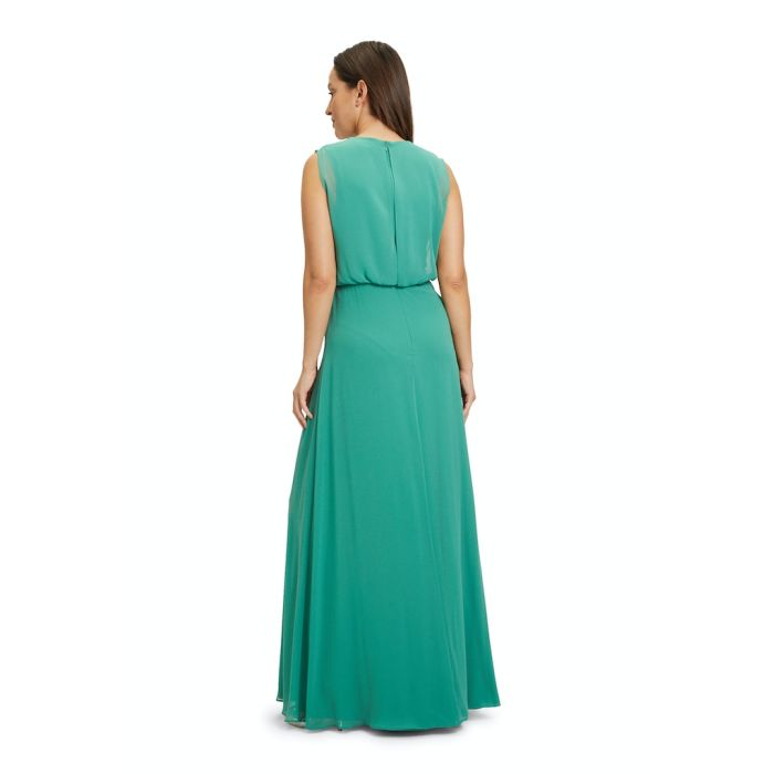 Abendkleid, silky green
