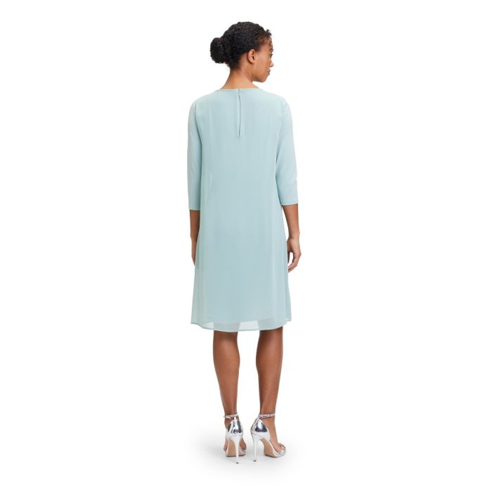Kleid in Kastenform, silky mint