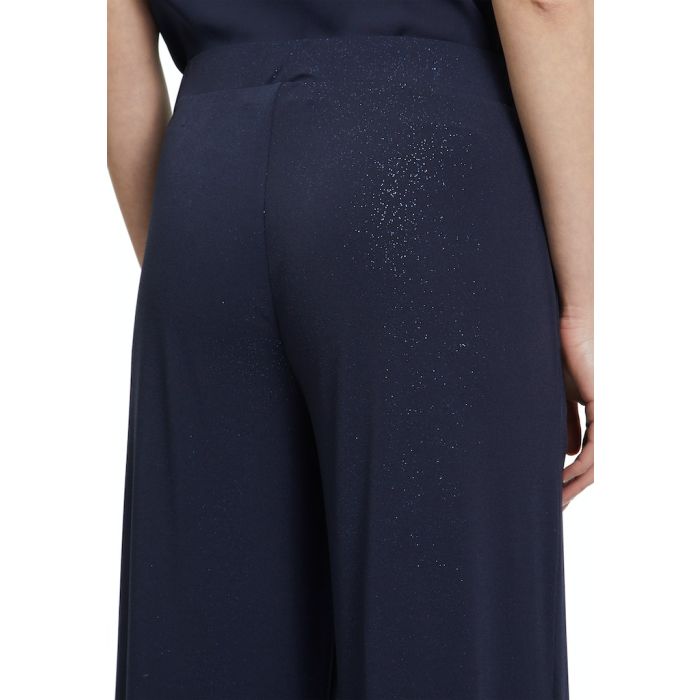 Marlenehose mit Glitzer, dark blue/blue
