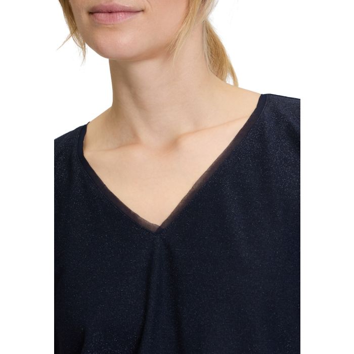 Shirt mit Lurex, night sky