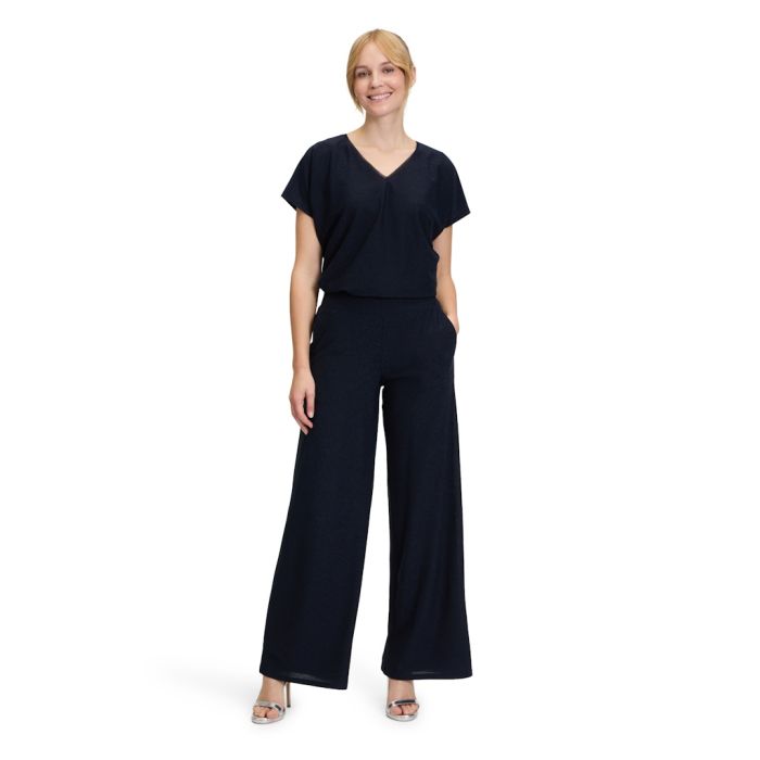Marlenehose mit Lurex, night sky