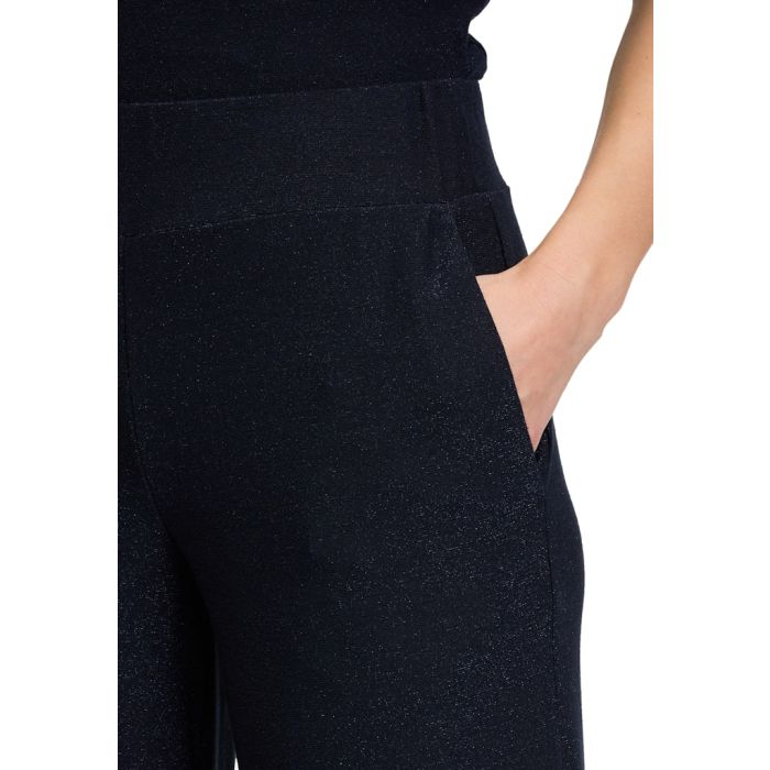 Marlenehose mit Lurex, night sky