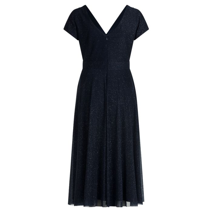 Maxikleid mit Glitzer grey/grey