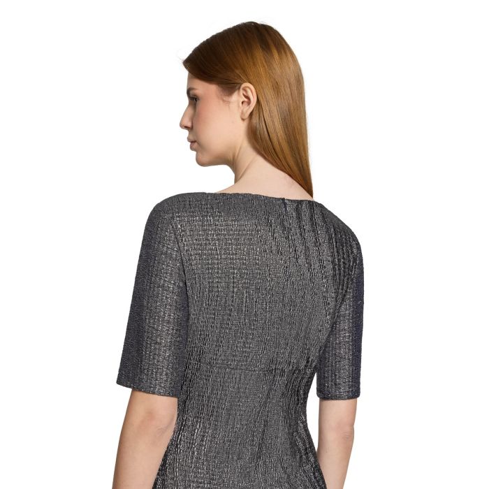 Etuikleid mit 1/2 Arm, dark blue/grey