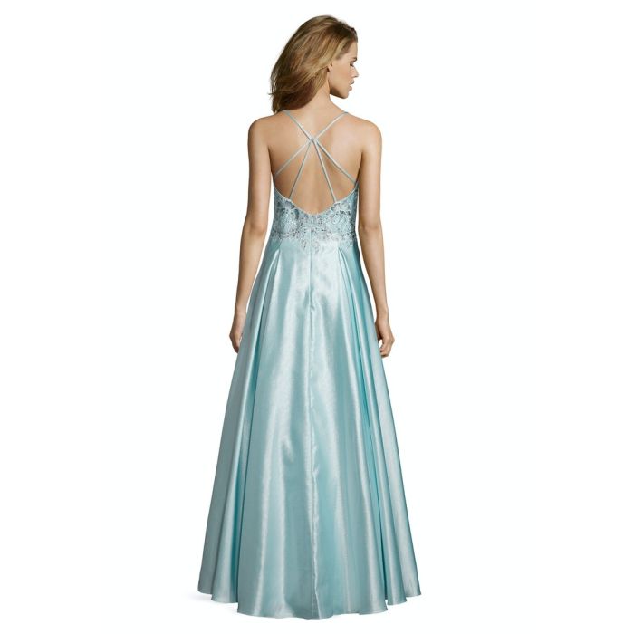 Abendkleid, mint/silver