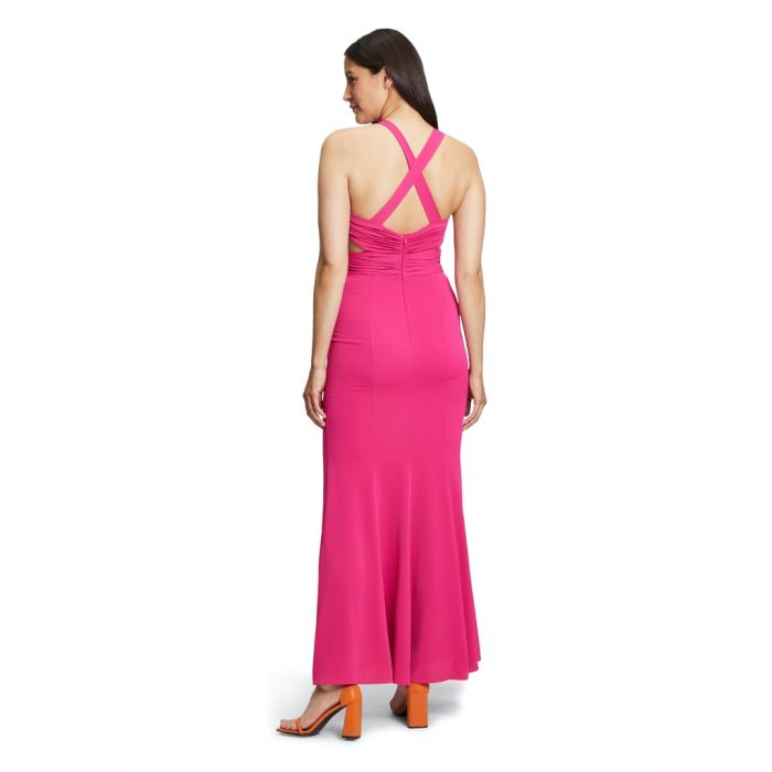 Abendkleid mit Cut Outs, pink peony