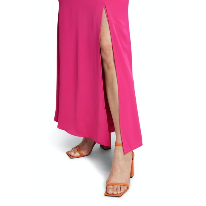 Abendkleid mit Cut Outs, pink peony