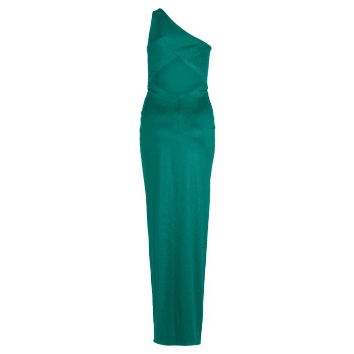 Abendkleid aus Glitzerjersey, jewel green