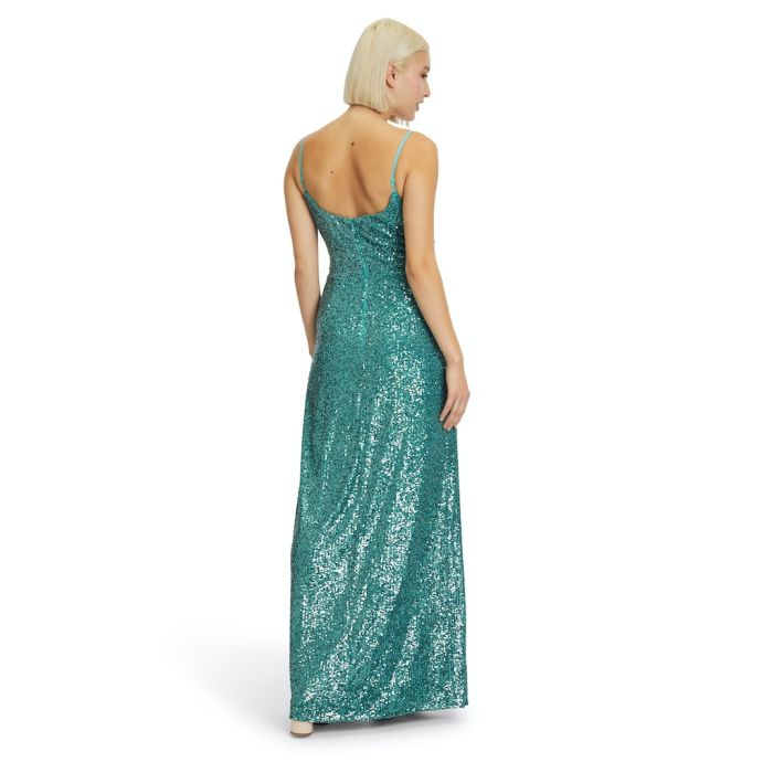 Paillettenkleid, agate green