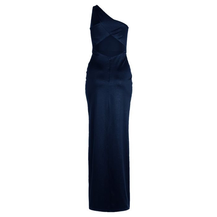 Abendkleid aus Glitzerjersey, festival blue