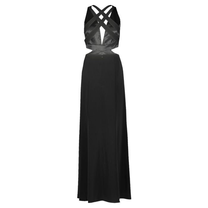 Abendkleid mit Cut-Outs, black