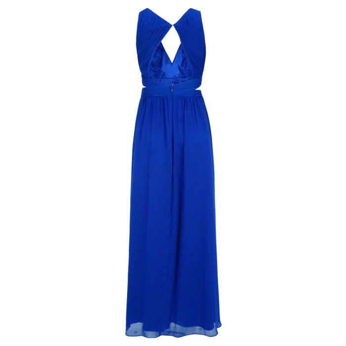 Abendkleid mit Cut-Outs, juwel blue