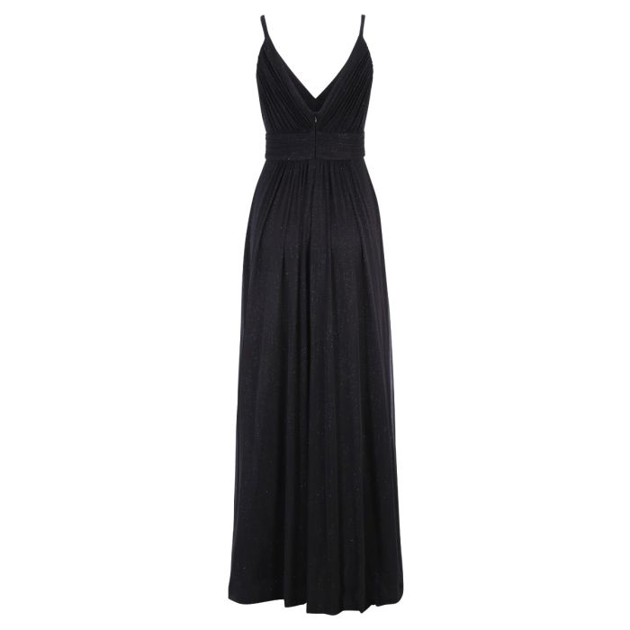 Abendkleid mit Glitzer, black