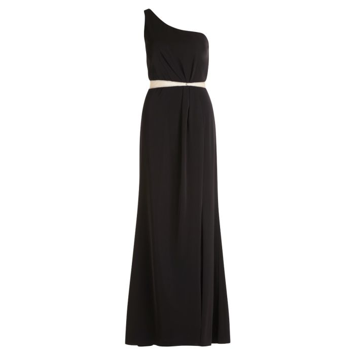 Abendkleid, Jersey, jet black