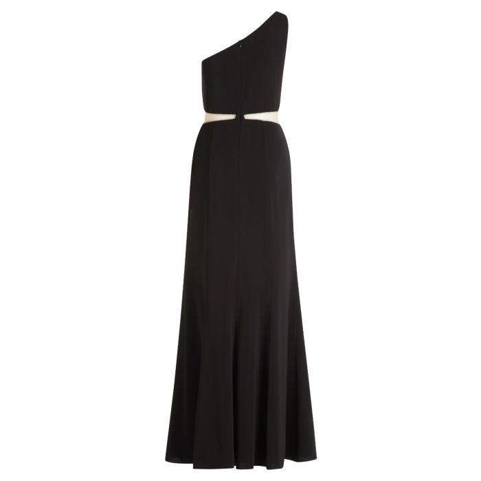 Abendkleid, Jersey, jet black