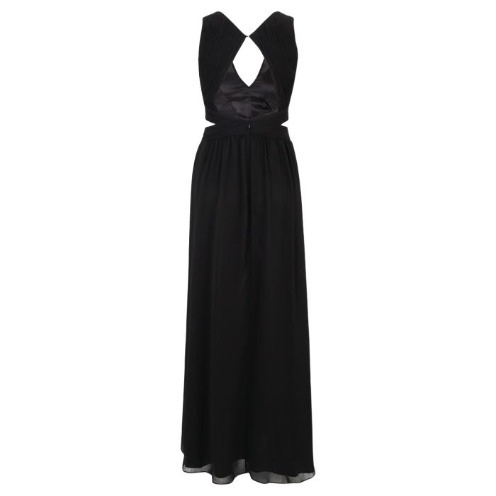 Abendkleid mit Cut-Outs, jet black