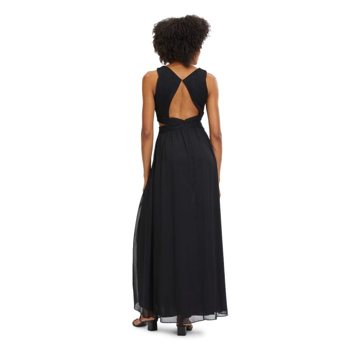 Abendkleid mit Cut-Outs, jet black