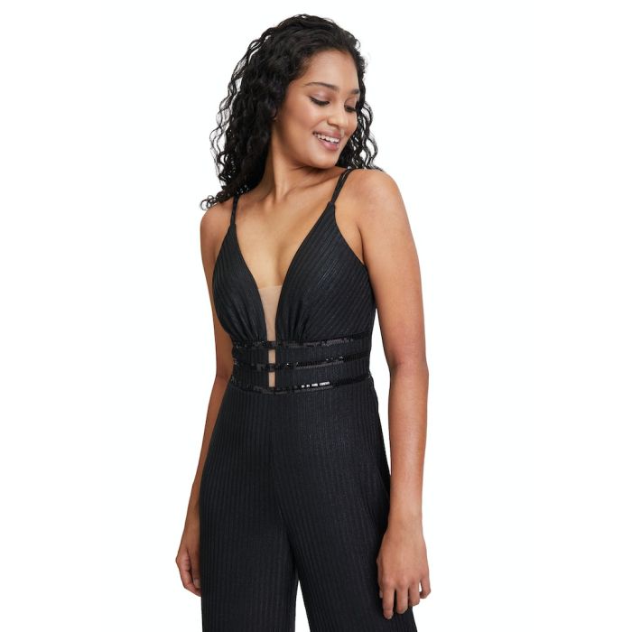 Overall mit Spagettiträgern,black