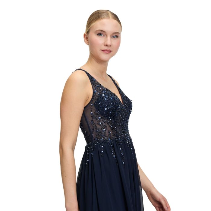 Abendkleid mit Steinen, night sky