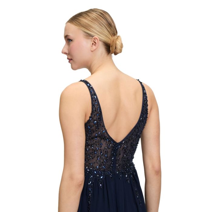 Abendkleid mit Steinen, night sky