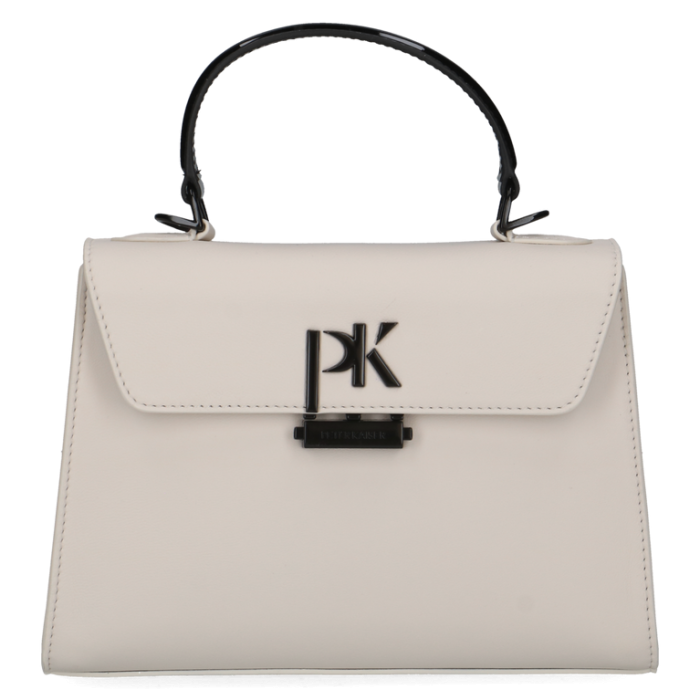 Ledertasche, offwhite/nappa