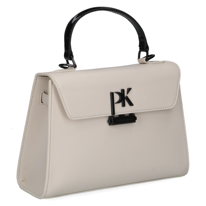Ledertasche, offwhite/nappa
