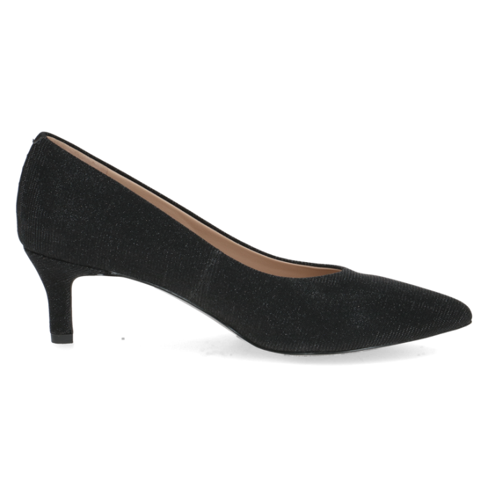 Glitzer-Pumps, black shimmer