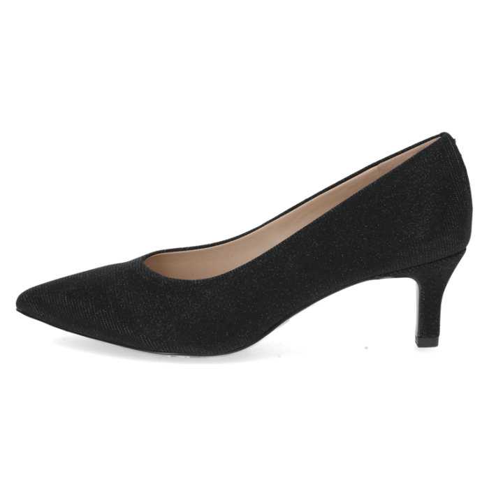 Glitzer-Pumps, black shimmer