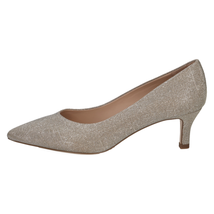 Glitzer-Pumps, sand shimmer