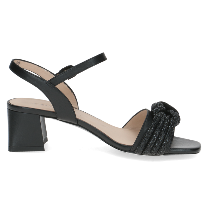 Sandalette-Leder, black