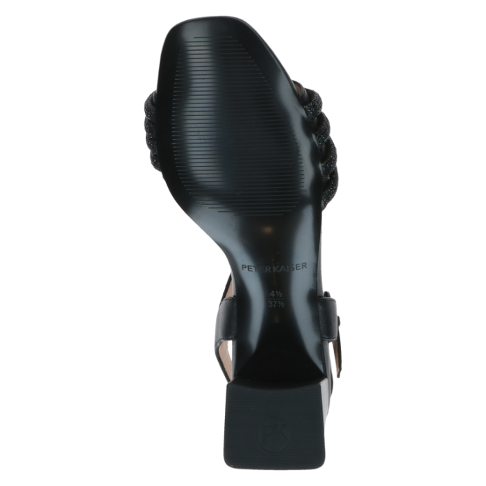 Sandalette-Leder, black