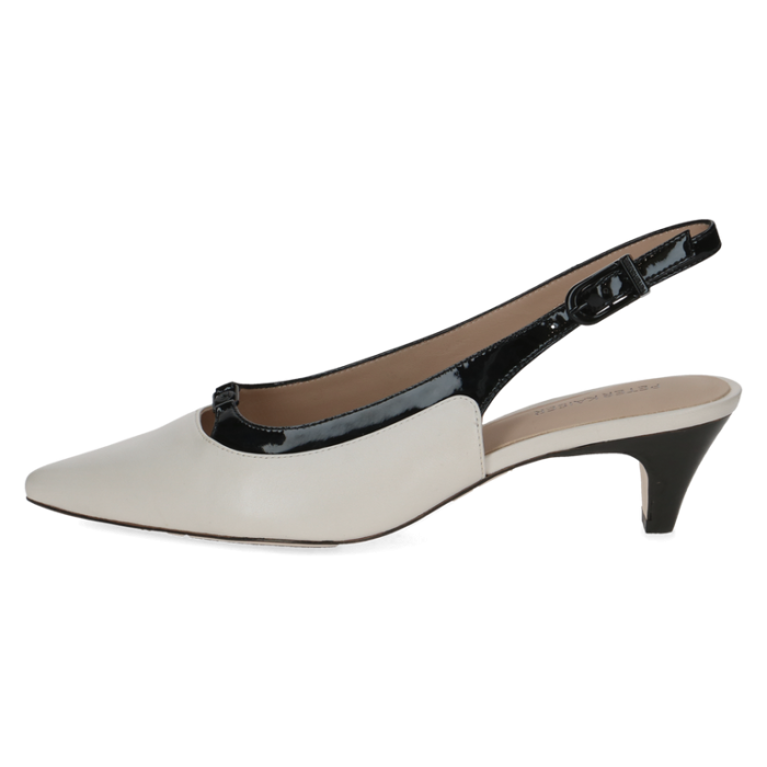 Slingpumps, offwhite/black