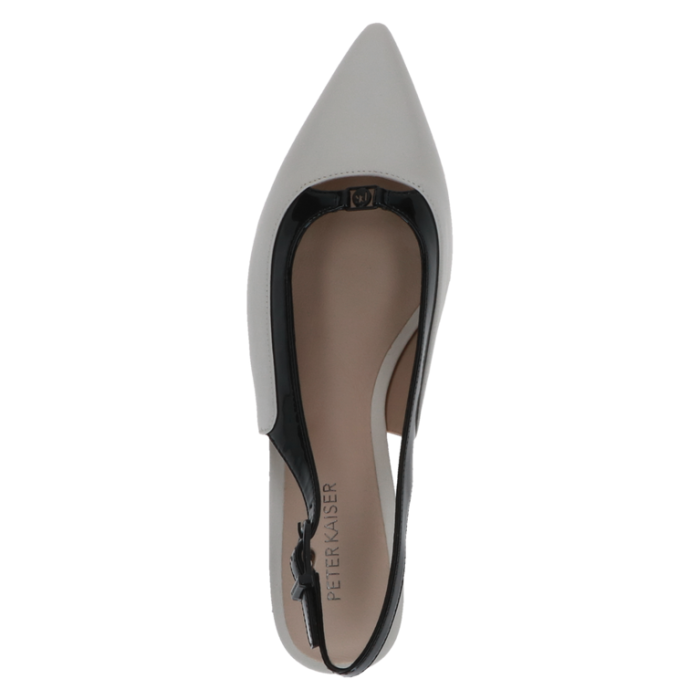 Slingpumps, offwhite/black