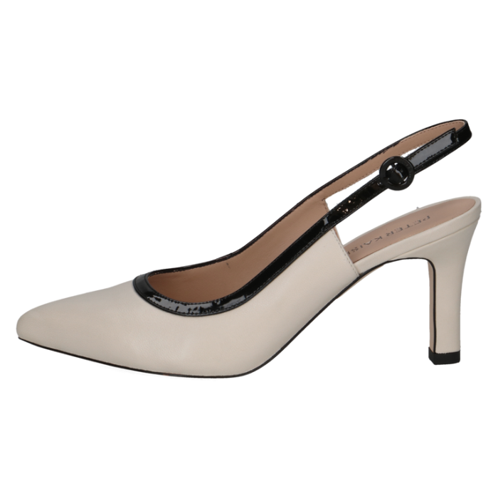 Slingpumps, offwhite/schwarz