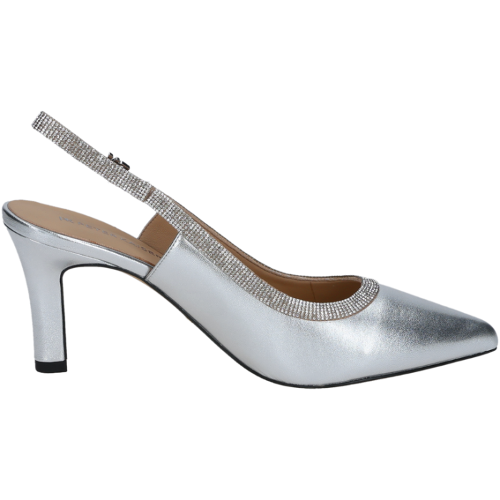 Slingpumps, silver