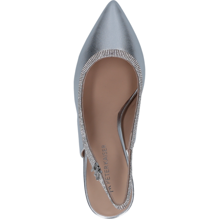 Slingpumps, silver